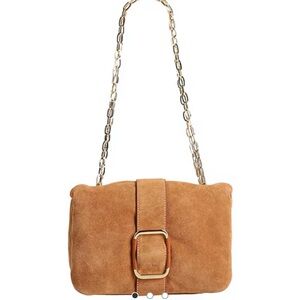 Ba&sh tan Suede teddy puffed Bag	
NWT
